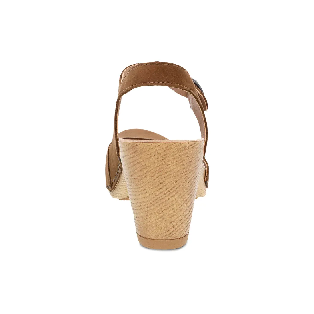 Women's Dansko Taytum Color: Tan Milled Nubuck Sandal