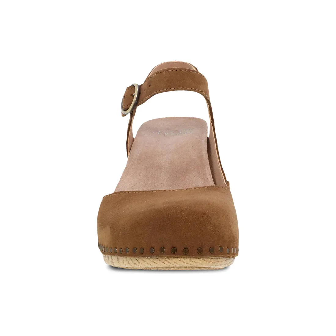 Women's Dansko Taytum Color: Tan Milled Nubuck Sandal